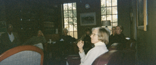 Helen Lindsay with readers at the Arizona signing