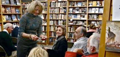 Announcement for the Magers and Quinn book reading